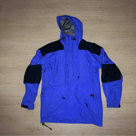 Vintage Alpine Design Gore Tex Mountain Blue Jacket Size M - Picture 1 of 16